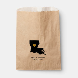 Louisiana Boda Favor Trate Sacks, Bolsas de Regalo