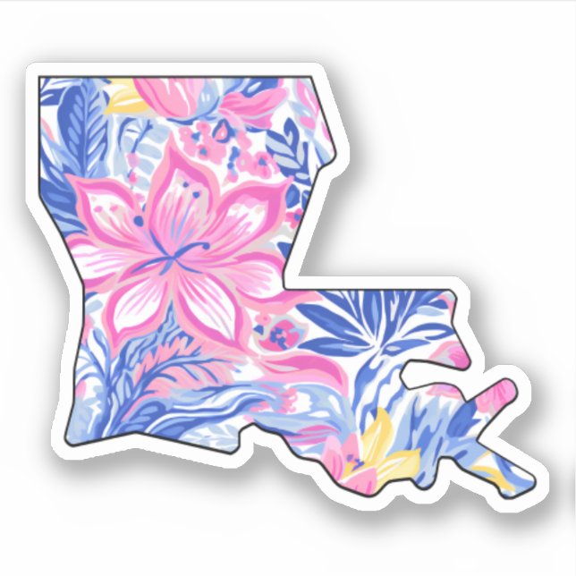 Louisiana - Pegatina de verano - Lilly Inspired (Anverso)
