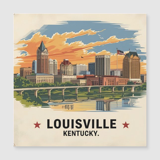 Louisville Kentucky USA Skyline (Anverso)