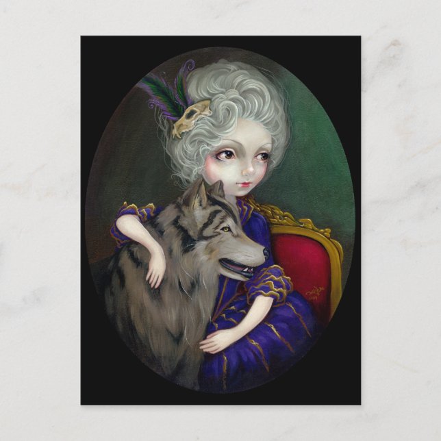 "Loup-Garou: Postal de Le Portrait (Anverso)