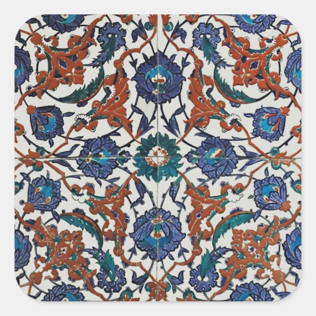 Louvre Floor Tile Pegatina (Anverso)