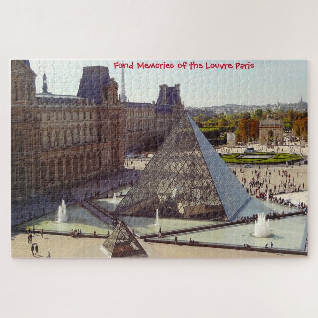 Louvre París. Rompecabezas (Horizontal)