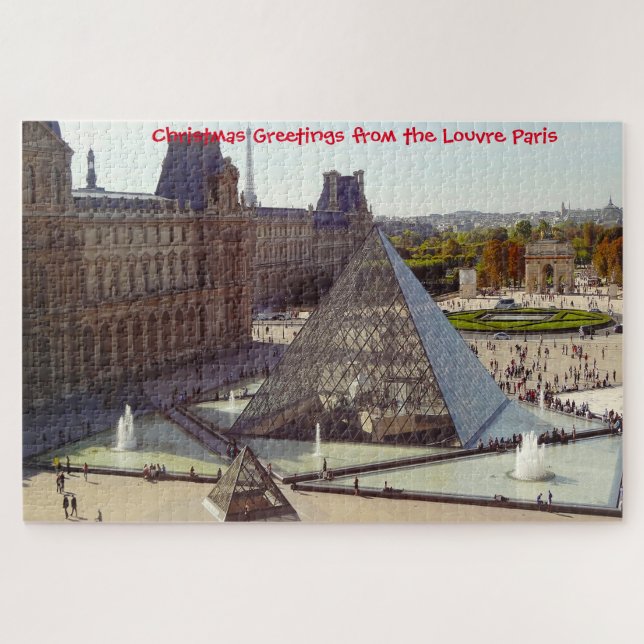 Louvre París. Rompecabezas (Horizontal)