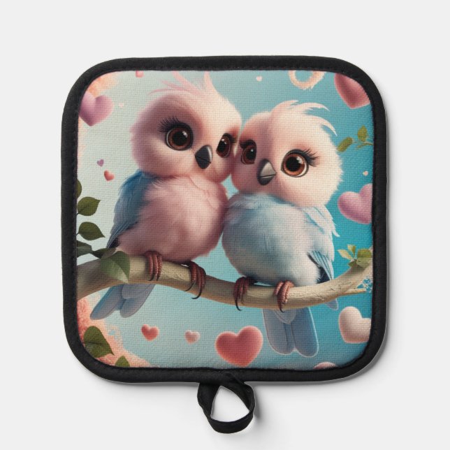 Love Bird Linen Holder (Anverso)