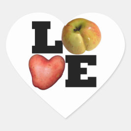 LOVE Colección Heart Potato Heart Pegatina