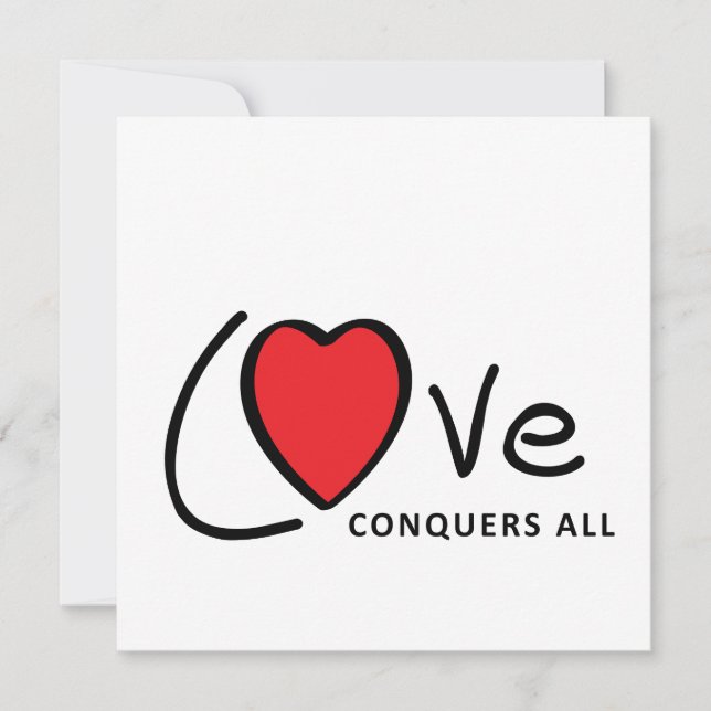 Love conquers all. Liefde overwint alles of altijd (Anverso)
