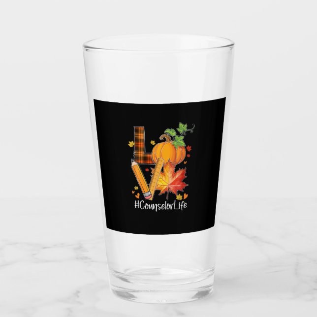 LOVE Counselor Life Fall Leaves Autumn Season Pump (Anverso)