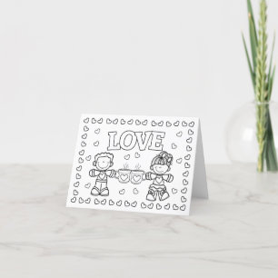 LOVE Cute Kidz El día de San Valentín tarjeta de c