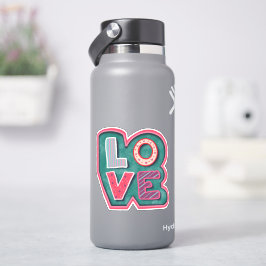 ‘LOVE Cute Valentine Pegatina de la Inespiritualid