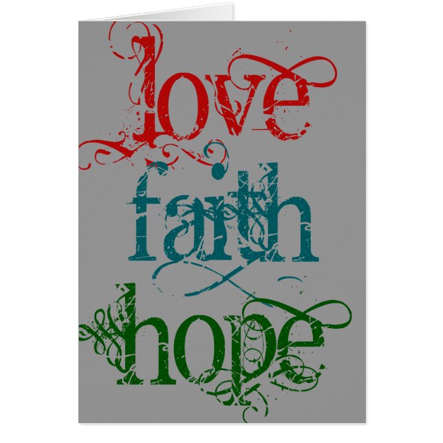 LOVE FAITH HOPE (Frente)