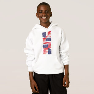 LOVE FLAG USA/EEUU TEXT BRUSH STROKE BY MASANSER P