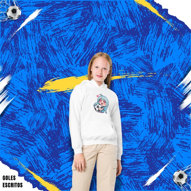 Love for soccer kawaii anime design (Subido por el creador)