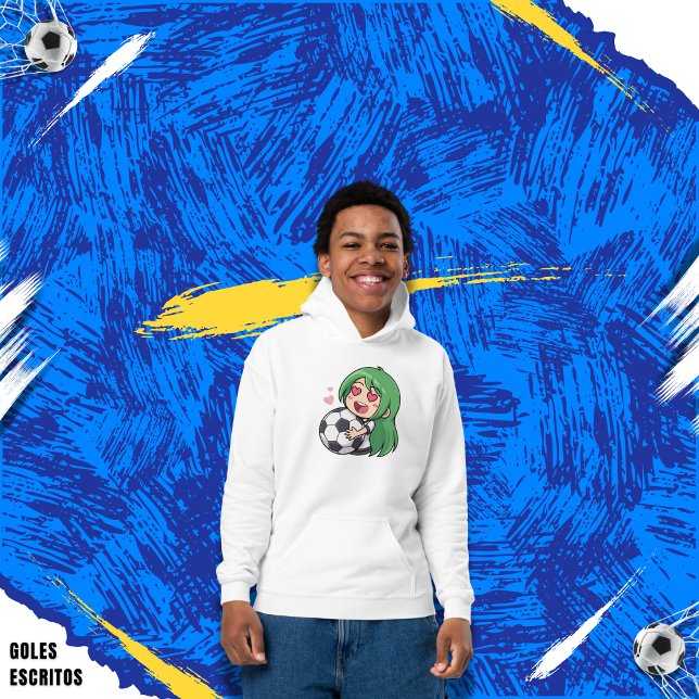 Love for soccer kawaii anime design (Subido por el creador)