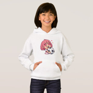 Love for soccer kawaii anime design