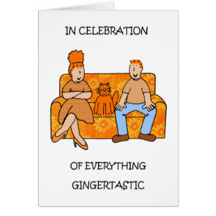 Love Ginger Red Hair Personalizado Humor