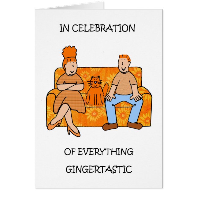 Love Ginger Red Hair Personalizado Humor (Frente)