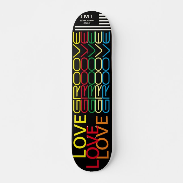 LOVE GROOVE JMT 7 3/4" cubierta para skateboard (Anverso )