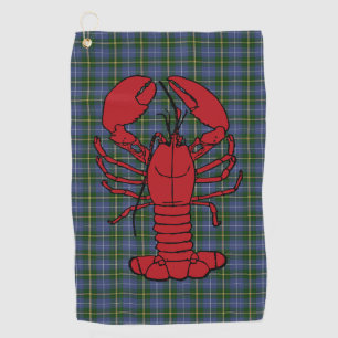 Love Halifax Nova Scotia tartan toalla de golf de 