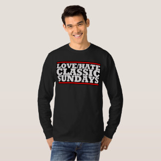 LOVE/HATE - DOMINGOS CLÁSICOS Camiseta Manga Larga