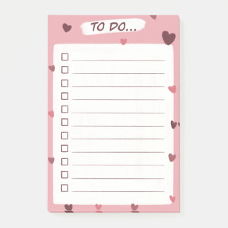 Love heart To Do List publica notas