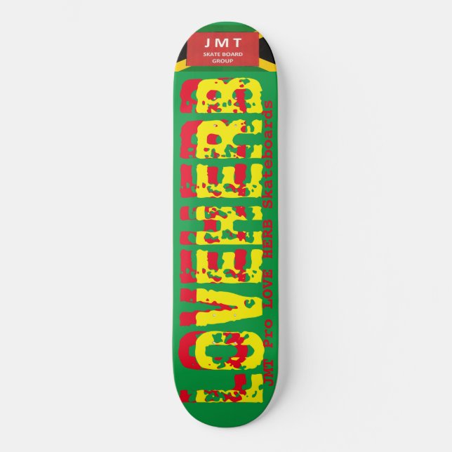 LOVE HERB JMTJ 8 1/4" cubierta para skateboard (Anverso)