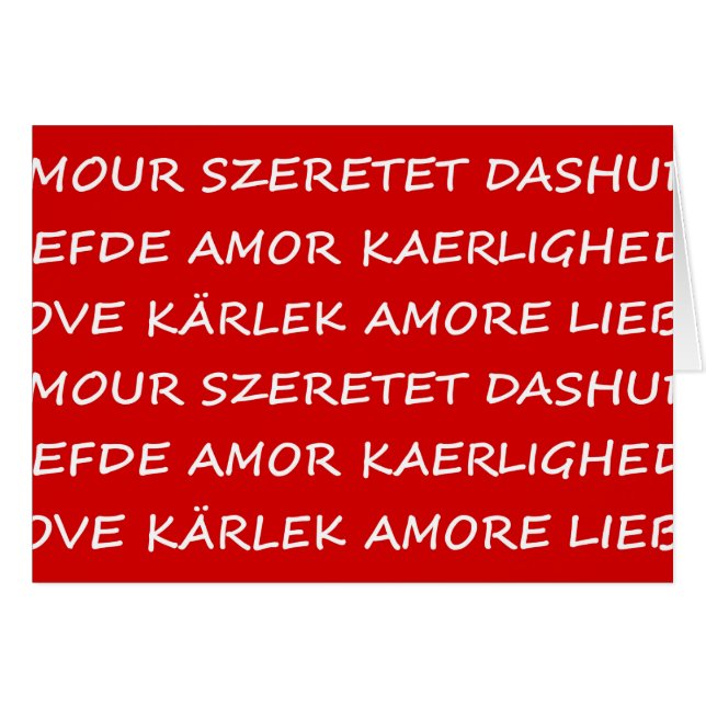 Love International (Anverso (Horizontal))