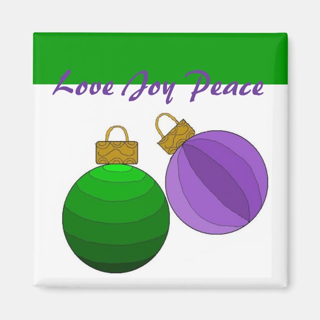 Love Joy Peace - imán (Frente)
