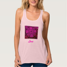 'Love' Ladies Racerback Tank Top