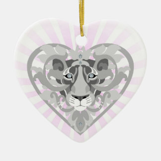 Love Lioness Locket (starburst) adorno con forma d