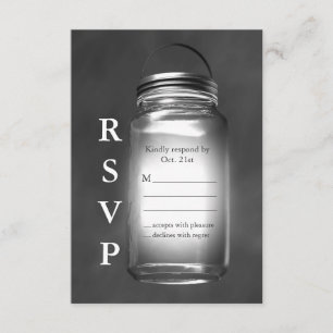 Love Mason Jars en Chalkboard RSVP