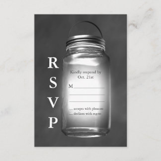 Love Mason Jars en Chalkboard RSVP