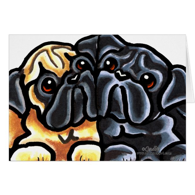 Love Pugs (Anverso (Horizontal))