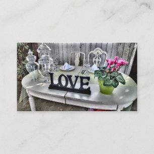 LOVE - Recepción de bodas al aire libre Shabby Chi