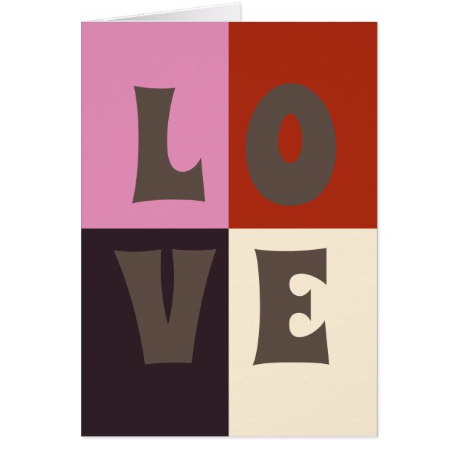 LOVE Red Pink Eggplant Ivory (Frente)