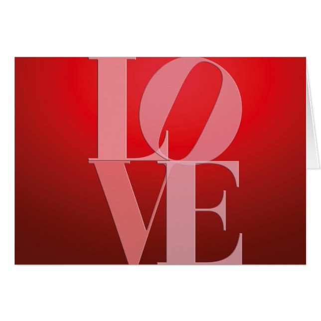 Love Romance Red Pink (Anverso (Horizontal))
