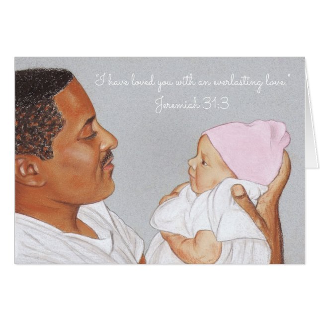 Love~Scripture~Newborn usted-Eterno amado y papá (Anverso (Horizontal))