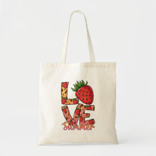 Love Summer Strawberry Tote Bag   Hola Bolsa de ve