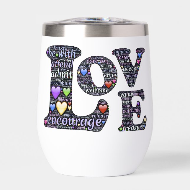 LOVE Thermal Tumbler (Frente)