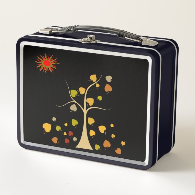 Love Tree Metalizado Lunch Box (Anverso)