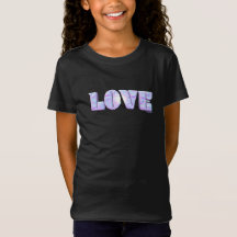 LOVE Unique 3D Modern Graphic, camiseta Guay Black
