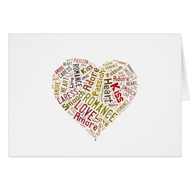 Love Word Cloud (Anverso (Horizontal))