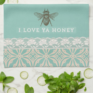 Love Ya Honey Vintage Kitchen Toalla