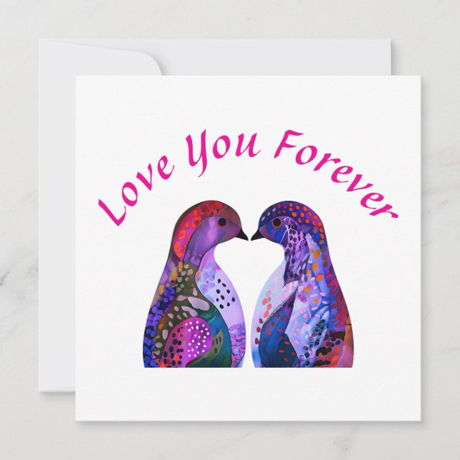 “Love You Forever” - El tierno abrazo del amor  (Anverso)