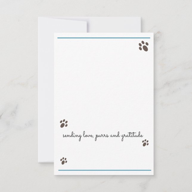 Lovecats hotsprings Gracias Tarjeta (Reverso)