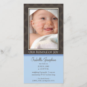 Lovely Bundle of Joy Birth Anuncio :: Thistle