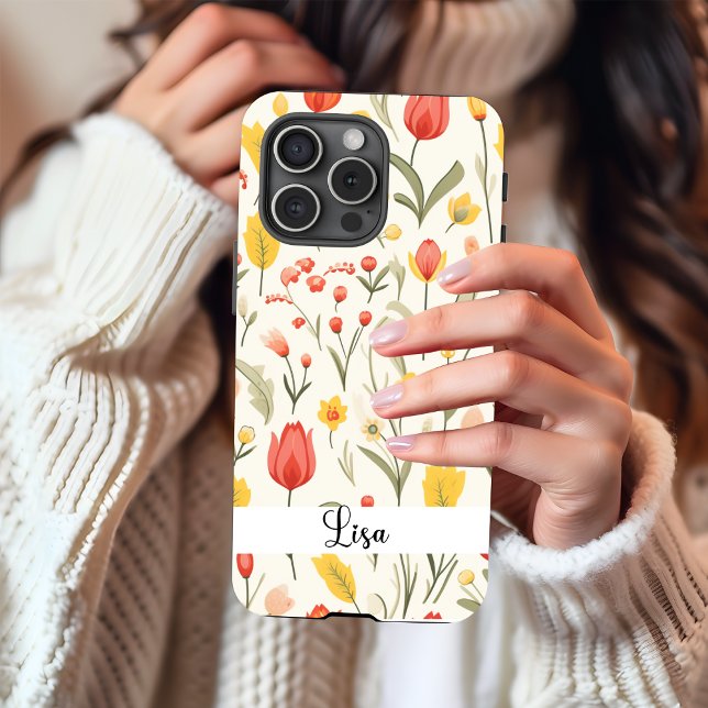 Lovely Floral Phone Case (Floral iPhone case. )