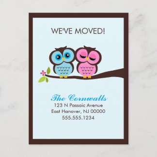 Lovely Owls Moving Anuncios