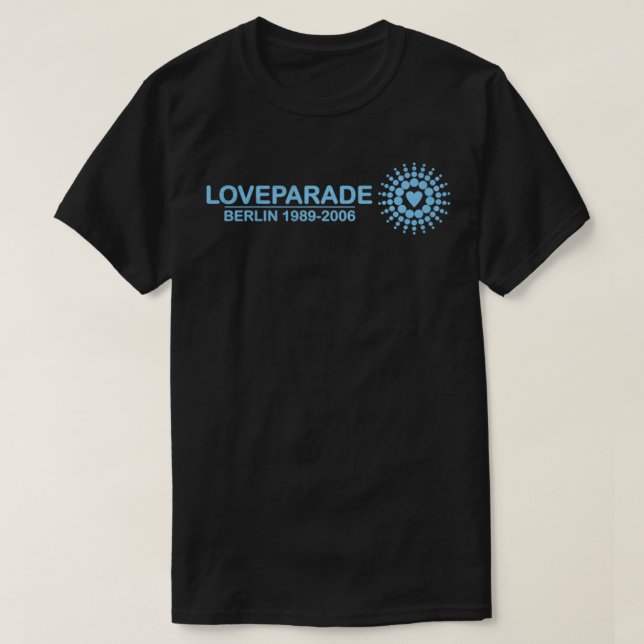 Loveparade, camiseta esencial de berlín (Diseño del anverso)