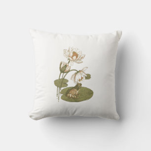 Lover De Rana En Las Almohadas De Seersucker Ameri