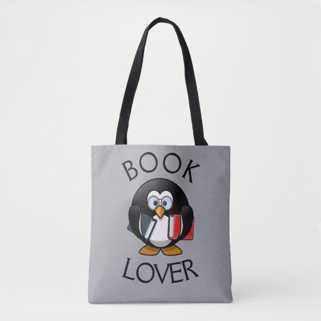 Lover del libro - Bolsa de tote del diseñador (Anverso)